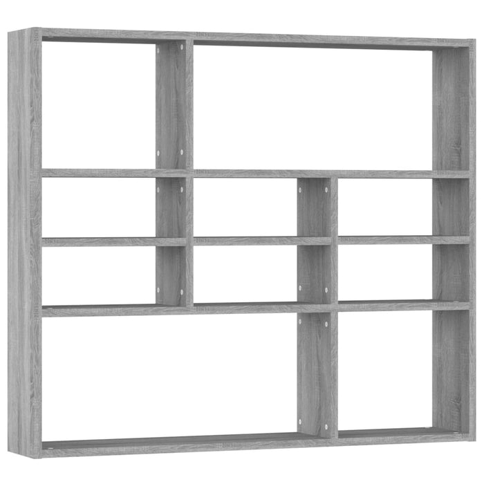 Mensola a Muro Grigio Sonoma 90x16x78 cm in Legno Multistrato cod mxl 53929