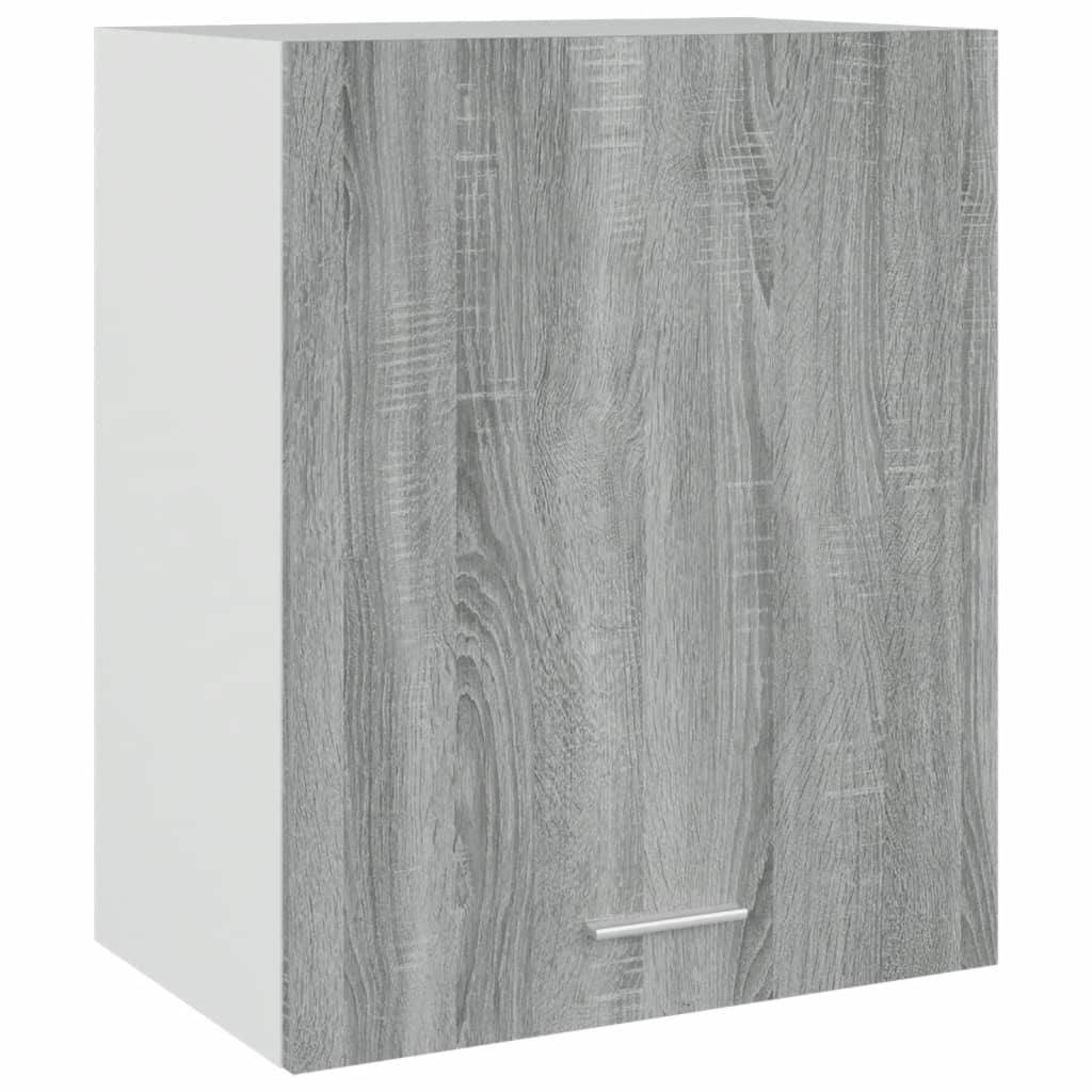 Mobile Pensile Grigio Sonoma 50x31x60 cm in Legno Multistrato 815586