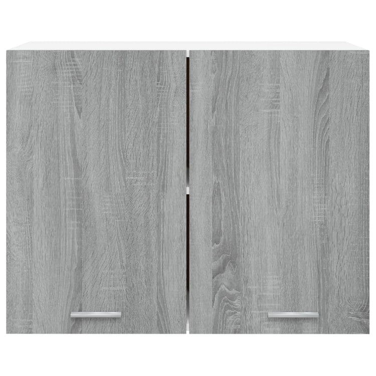 Mobile Pensile Grigio Sonoma 80x31x60 cm in Legno Multistrato 815589