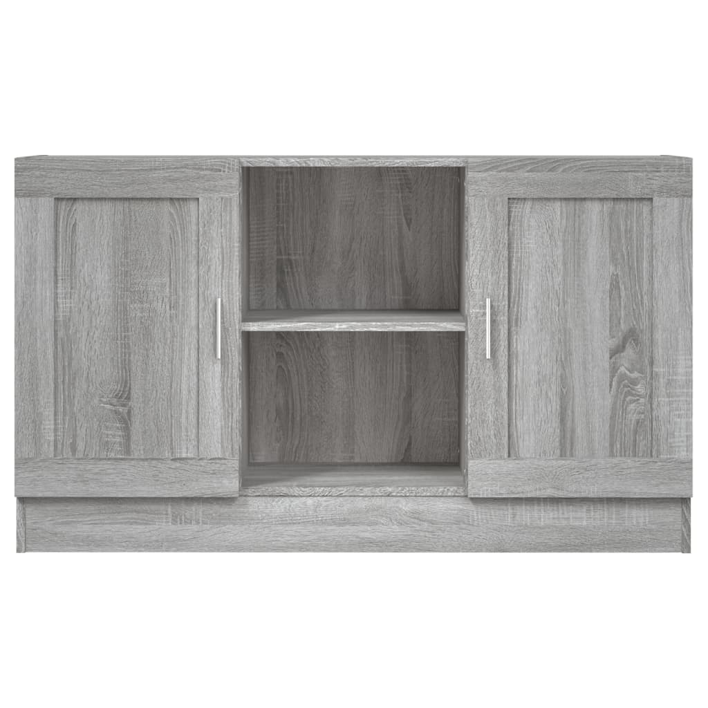 Credenza Grigio Sonoma 120x30,5x70 cm in Legno Multistrato