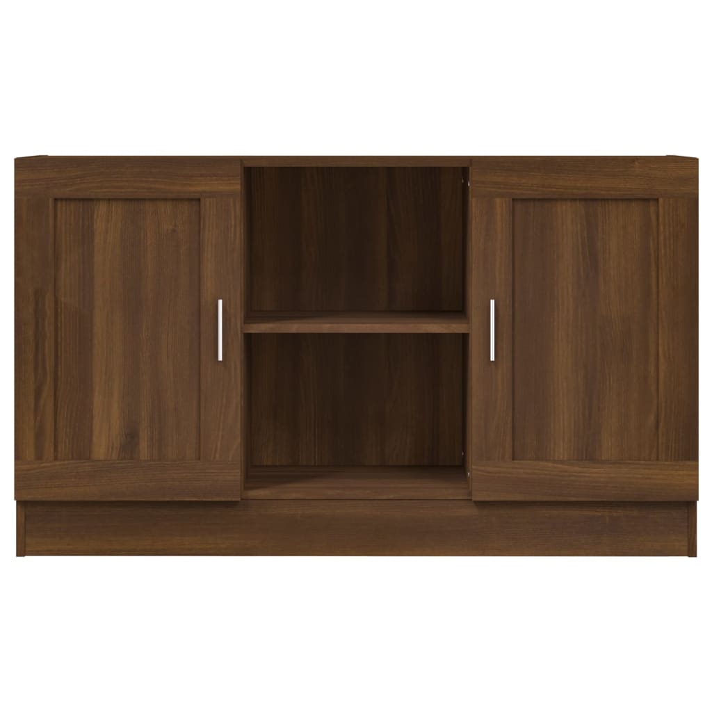 Credenza Rovere Marrone 120x30,5x70 cm in Legno Multistrato 815626