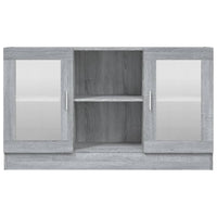 Mobile Vetrina Grigio Sonoma 120x30,5x70 cm Legno Multistrato cod mxl 7720