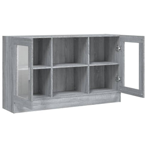 Mobile Vetrina Grigio Sonoma 120x30,5x70 cm Legno Multistrato cod mxl 7720