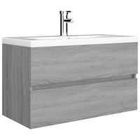 Mobile Sottolavabo Grigio Sonoma 80x38,5x45cm Legno Multistrato 815652