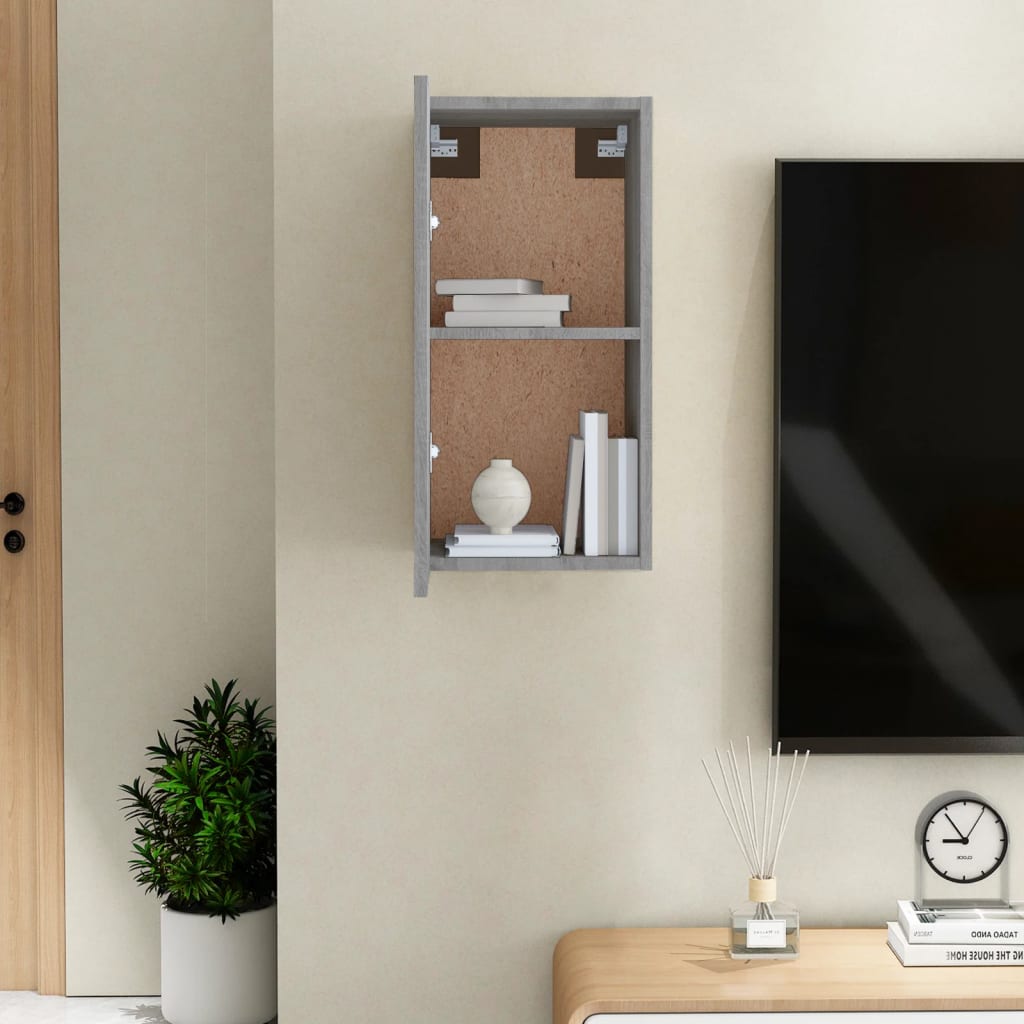 Mobile TV Grigio Sonoma 30,5x30x60 cm in Legno Multistrato 815743