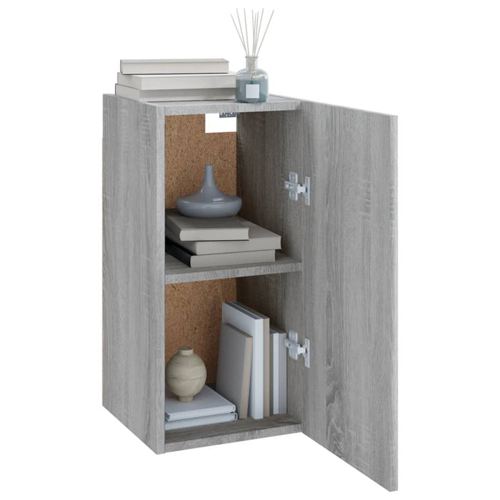 Mobile TV Grigio Sonoma 30,5x30x60 cm in Legno Multistrato 815743