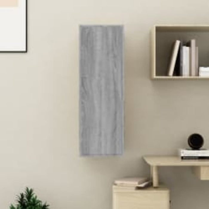 Mobile TV Grigio Sonoma 30,5x30x90 cm in Legno Multistrato