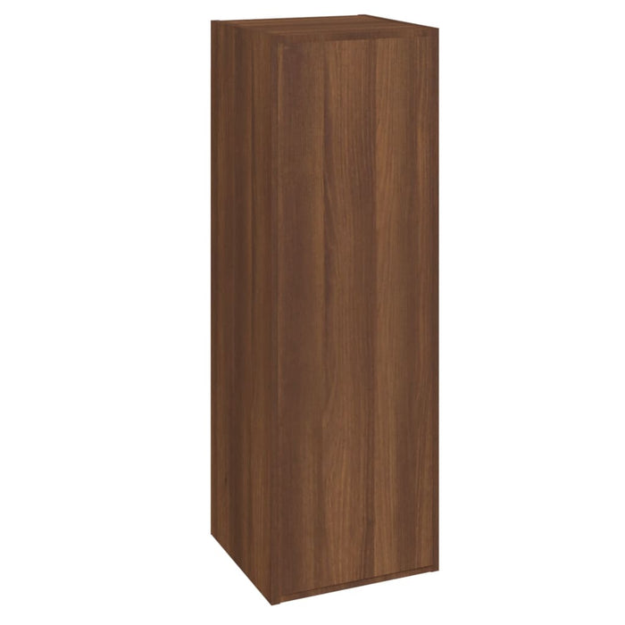 Mobili TV 2 pz Rovere Marrone 30,5x30x90cm in Legno Multistrato 815752