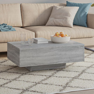 Tavolino da Salotto Grigio Sonoma 85x55x31 cm Legno Multistrato