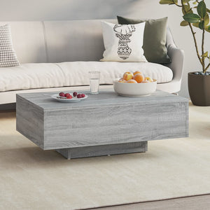 Tavolino da Salotto Grigio Sonoma 85x55x31 cm Legno Multistrato