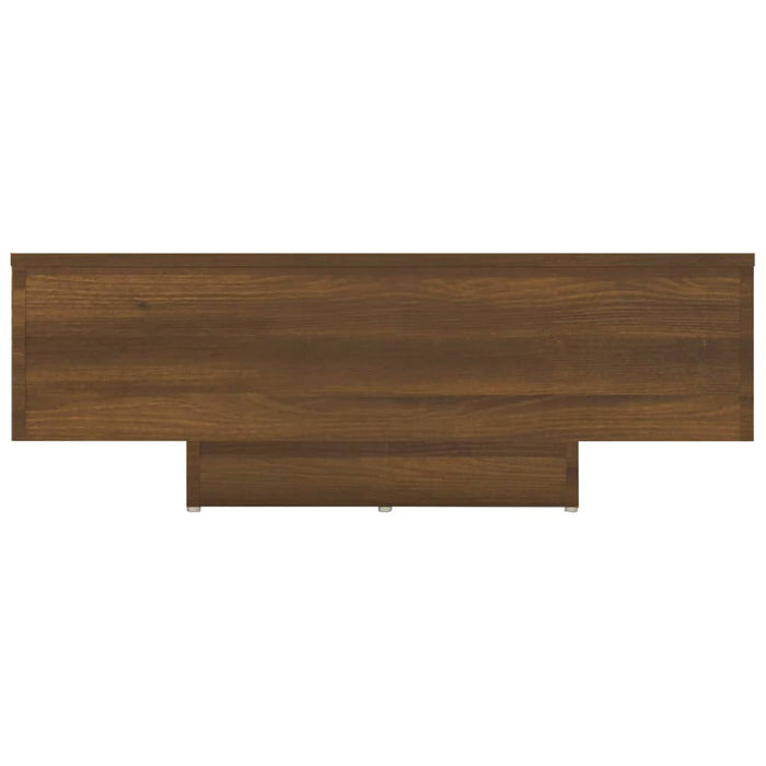 Tavolino da Salotto Rovere Marrone 85x55x31cm Legno Multistrato cod mxl 7864