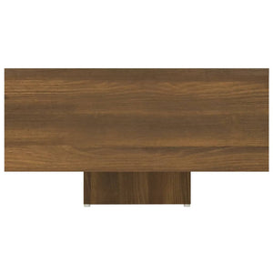 Tavolino da Salotto Rovere Marrone 85x55x31cm Legno Multistrato cod mxl 7864