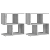 Comodini Grigio Sonoma 2pz 50x30x51,5 cm in Legno Multistrato 815831