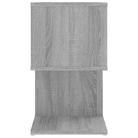 Comodini Grigio Sonoma 2pz 50x30x51,5 cm in Legno Multistrato 815831