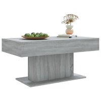 Tavolino da Salotto Grigio Sonoma 96x50x45 cm Legno Multistrato cod mxl 9396