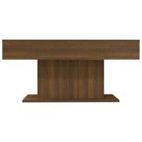 Tavolino da Salotto Rovere Marrone 96x50x45cm Legno Multistrato 815836