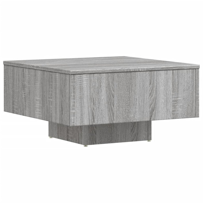 Tavolino Salotto Grigio Sonoma 60x60x31,5 cm Legno Multistrato cod mxl 12612