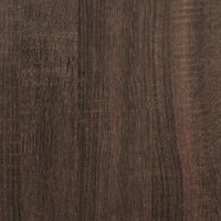 Tavolino Rovere Marrone 60x60x31,5 cm in Legno Multistrato 815839