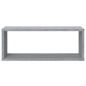 Mensole Cubo Muro 2 pz Grigio Sonoma 60x15x23 Legno Multistrato 815927