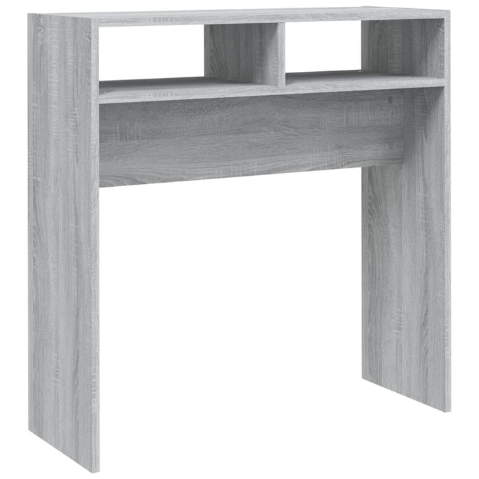 Tavolino Consolle Grigio Sonoma 78x30x80 cm Legno Multistrato cod mxl 10290