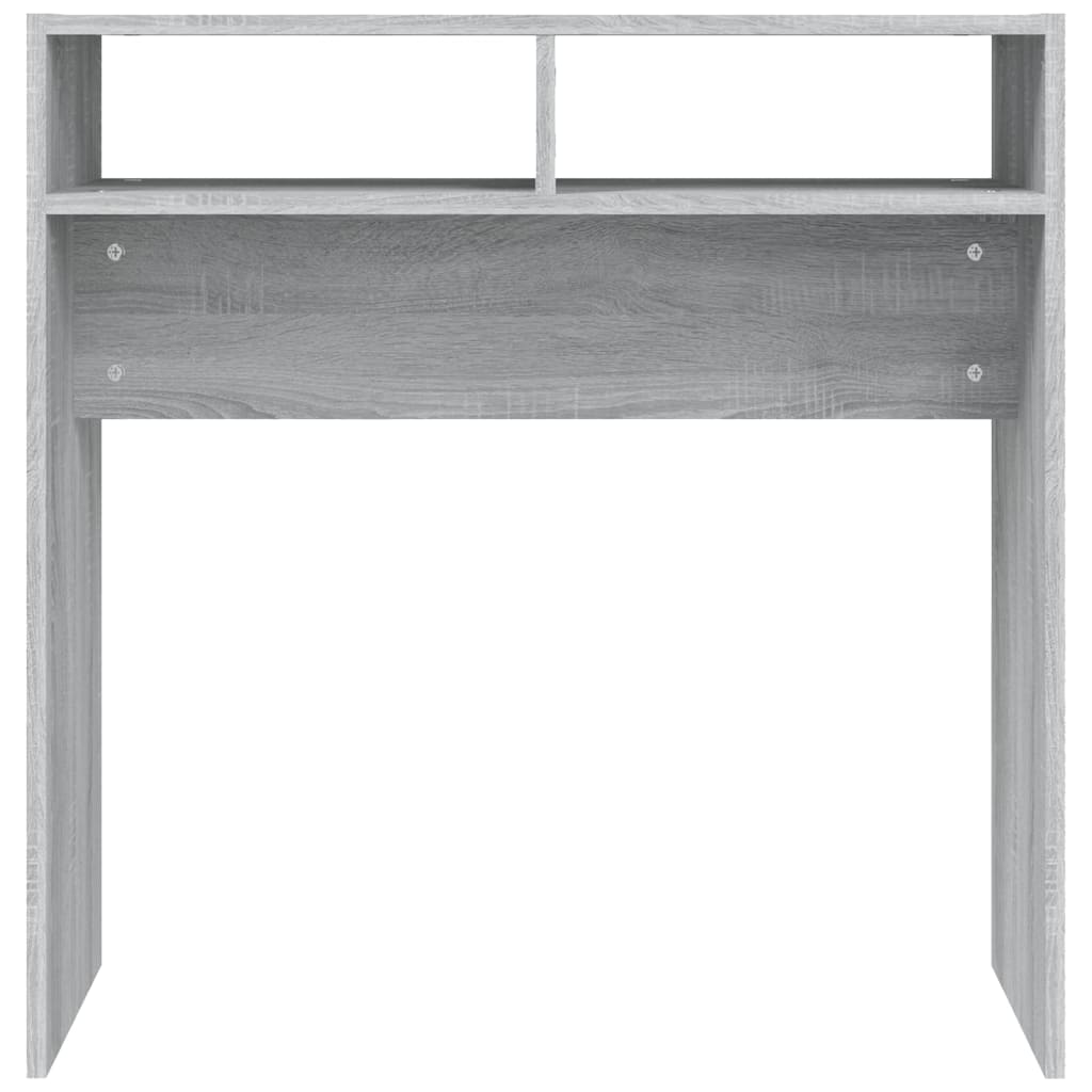 Tavolino Consolle Grigio Sonoma 78x30x80 cm Legno Multistrato cod mxl 10290