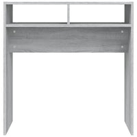 Tavolino Consolle Grigio Sonoma 78x30x80 cm Legno Multistrato cod mxl 10290