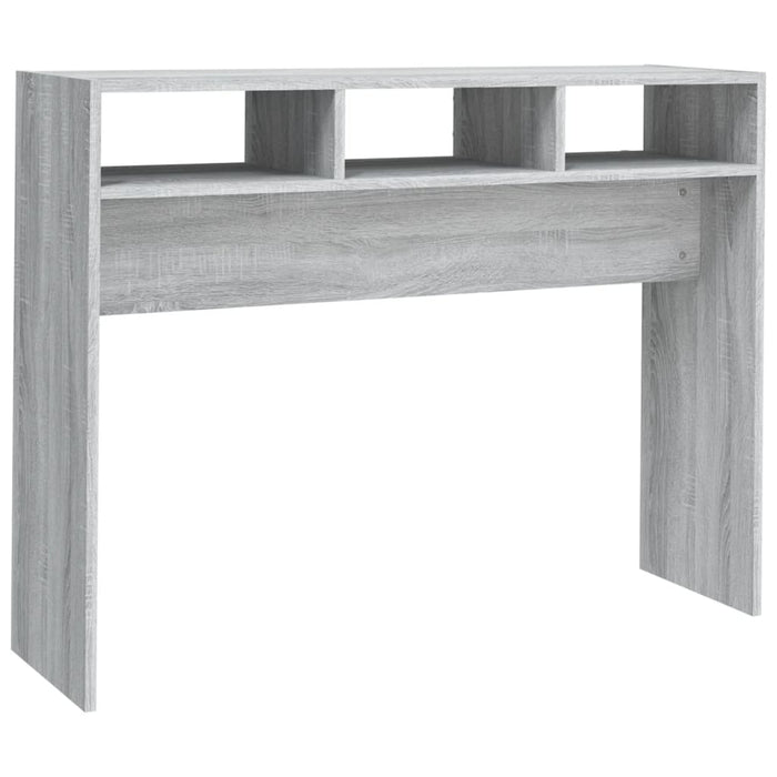 Tavolino Consolle Grigio Sonoma 105x30x80 cm Legno Multistrato cod mxl 25416