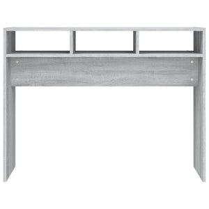 Tavolino Consolle Grigio Sonoma 105x30x80 cm Legno Multistrato cod mxl 25416