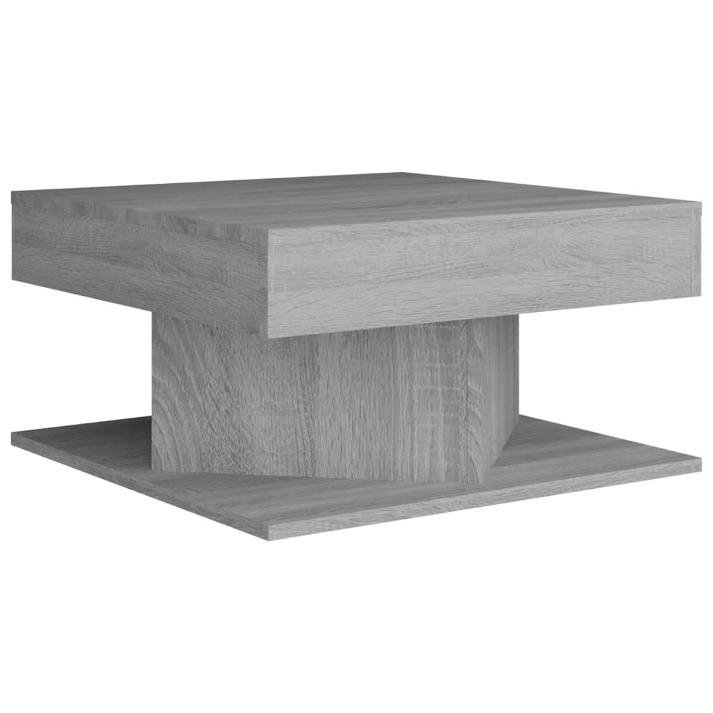 Tavolino da Salotto Grigio Sonoma 57x57x30 cm Legno Multistrato cod mxl 9810