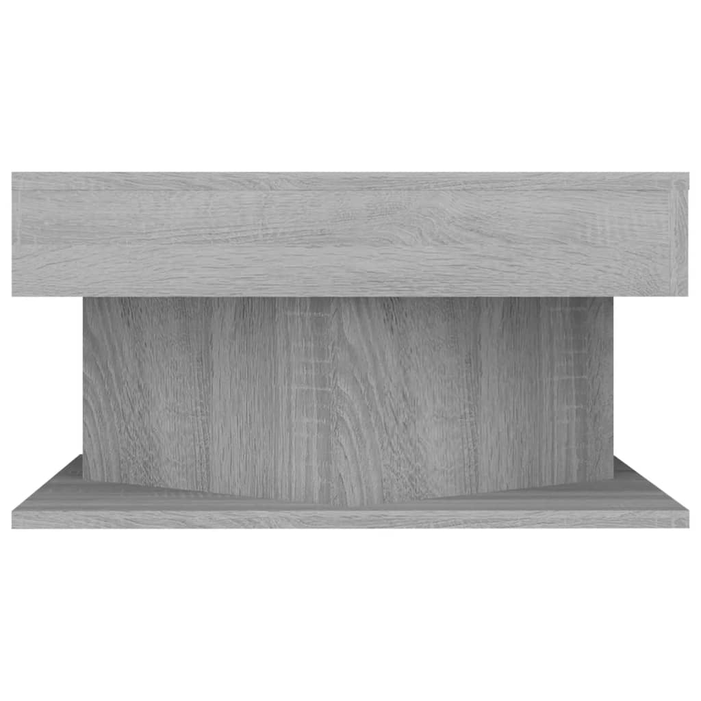 Tavolino da Salotto Grigio Sonoma 57x57x30 cm Legno Multistrato cod mxl 9810