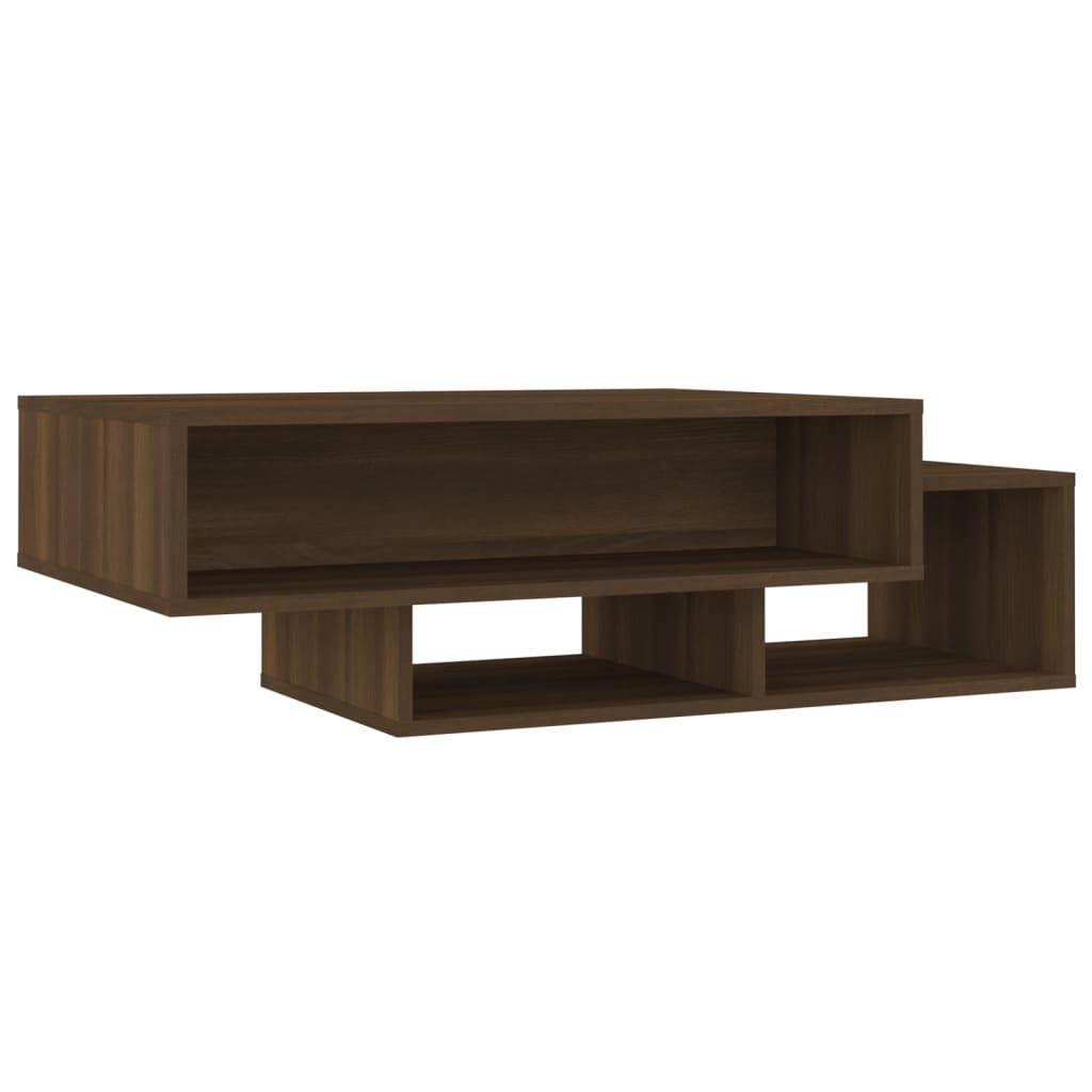 Tavolino Salotto Rovere Marrone 105x55x32 cm Legno Multistrato 815983