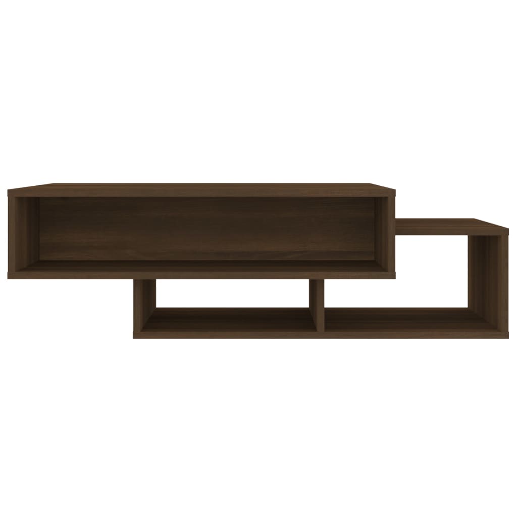 Tavolino Salotto Rovere Marrone 105x55x32 cm Legno Multistrato 815983