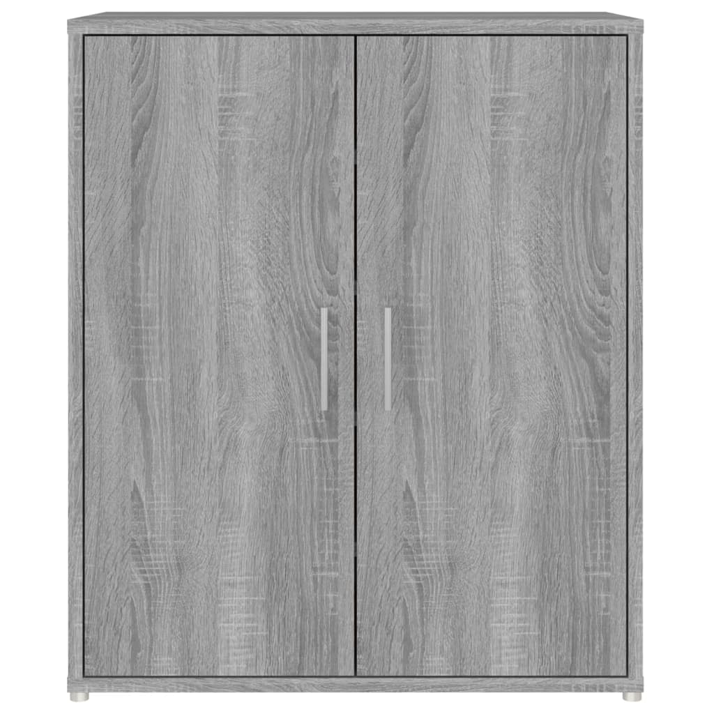 Scarpiera Grigio Sonoma 60x35x70 cm in Legno Multistrato 816009