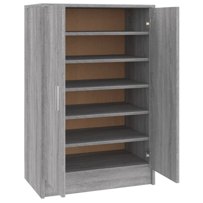 Scarpiera Grigio Sonoma 60x35x92 cm in Legno Multistrato cod mxl 52568