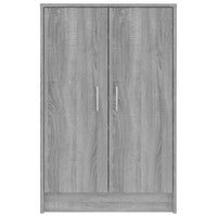 Scarpiera Grigio Sonoma 60x35x92 cm in Legno Multistrato cod mxl 52568