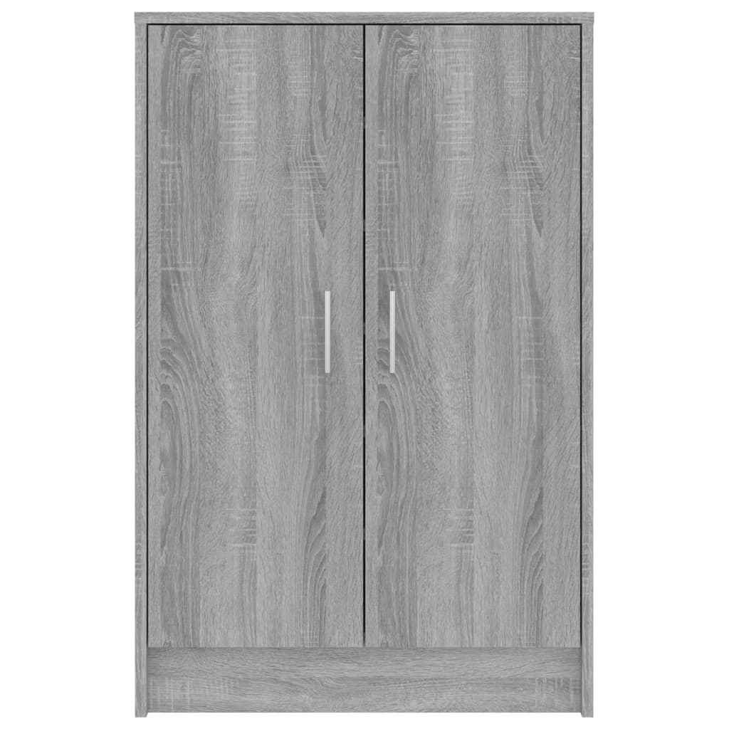 Scarpiera Grigio Sonoma 60x35x92 cm in Legno Multistrato 816012