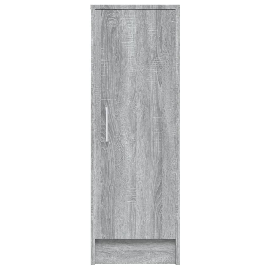 Scarpiera Grigio Sonoma 32x35x92 cm in Legno Multistrato 816018