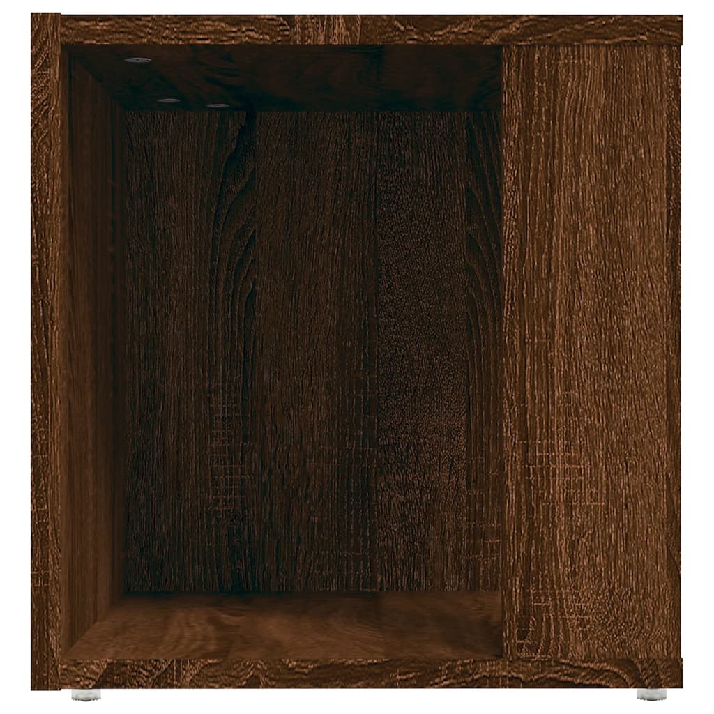 Tavolino Salotto Rovere Marrone 33x33x34,5 cm Legno Multistrato 816022