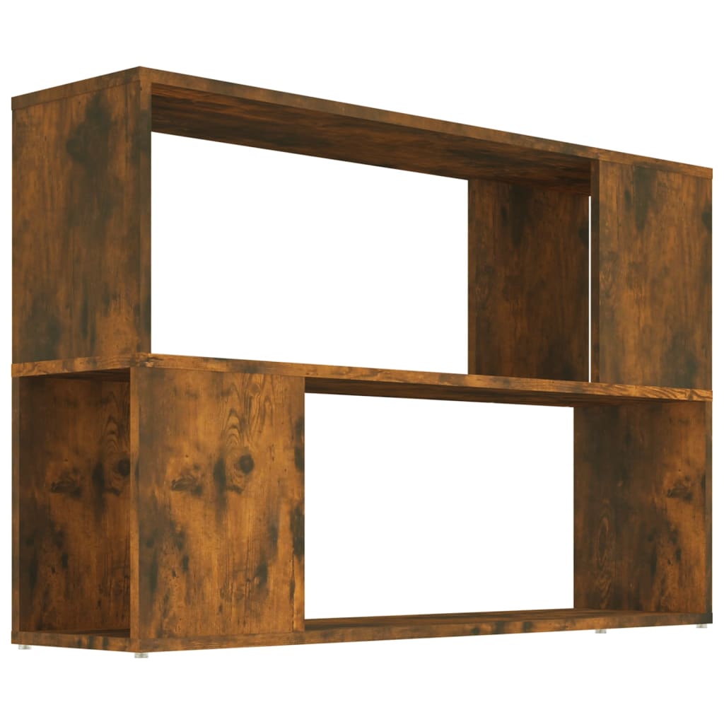 Libreria Rovere Fumo 100x24x63 cm in Legno Multistrato cod mxl 15958