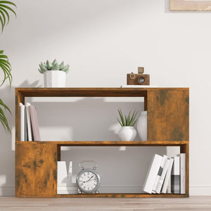 Libreria Rovere Fumo 100x24x63 cm in Legno Multistrato cod mxl 15958