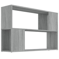 Libreria Grigio Sonoma 100x24x63 cm in Legno Multistrato 816039