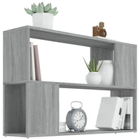 Libreria Grigio Sonoma 100x24x63 cm in Legno Multistrato 816039