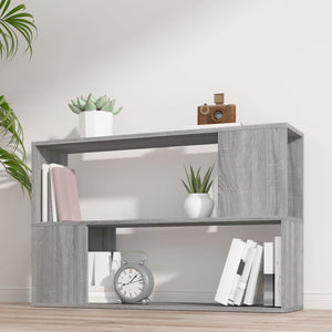 Libreria Grigio Sonoma 100x24x63 cm in Legno Multistrato 816039