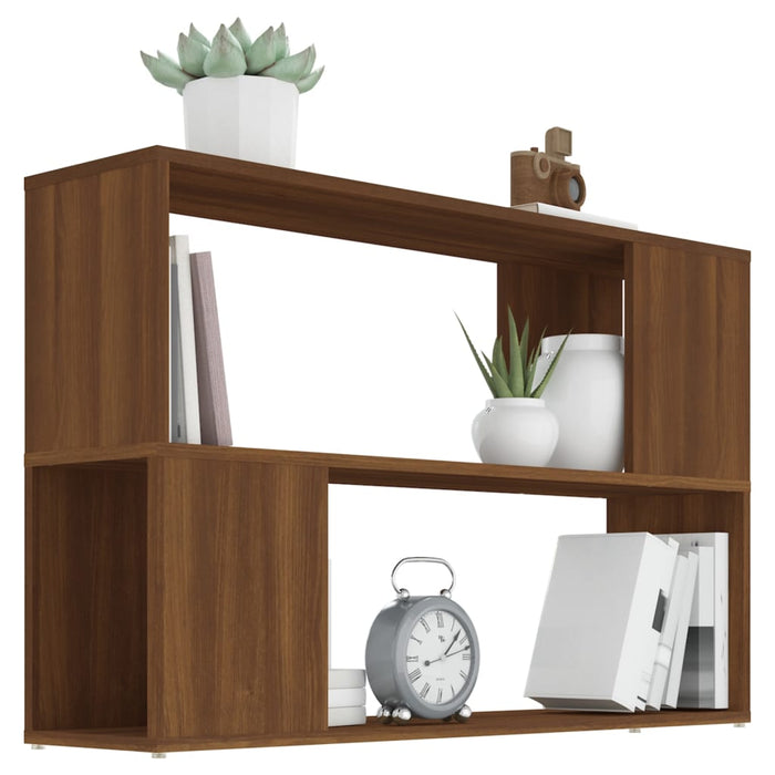 Libreria Rovere Marrone 100x24x63 cm in Legno Multistrato cod mxl 13080