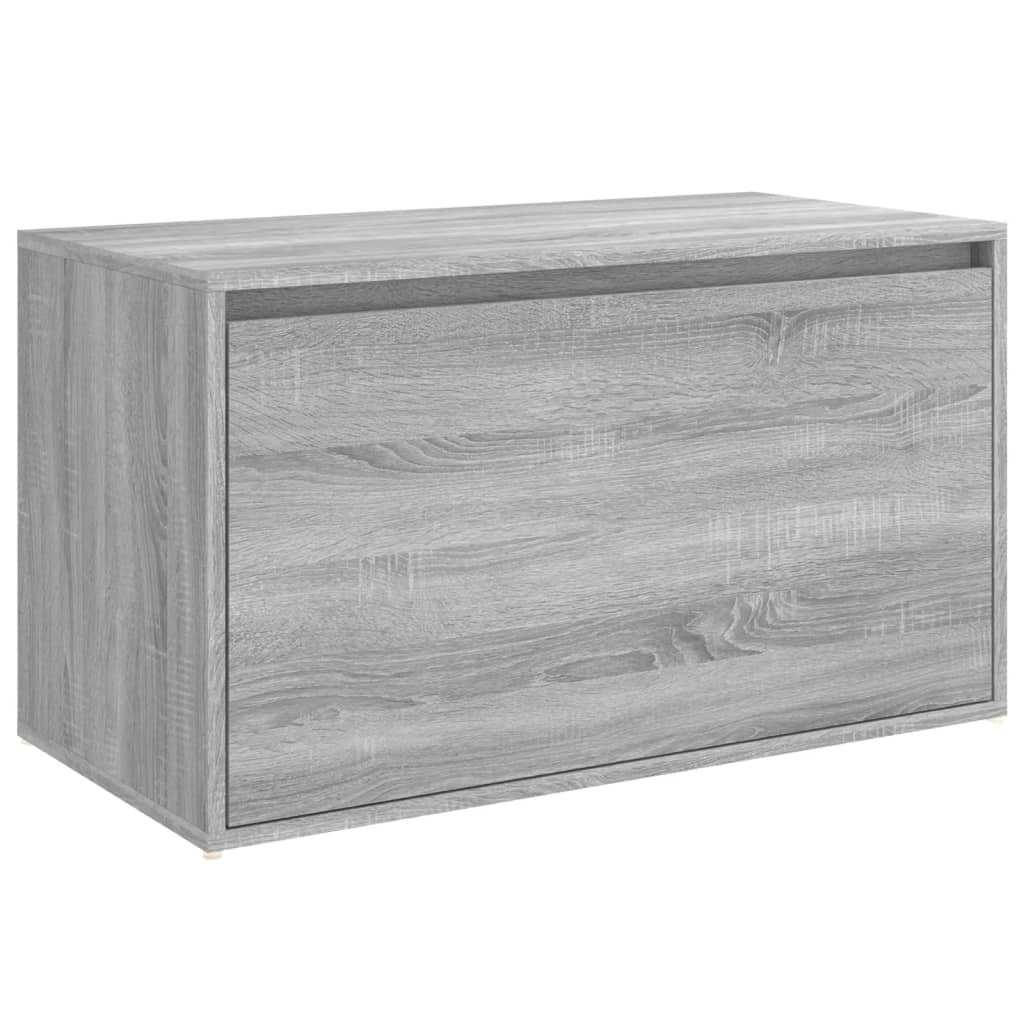 Panca da Ingresso 80x40x45 cm Grigio Sonoma Legno Multistrato cod mxl 50137