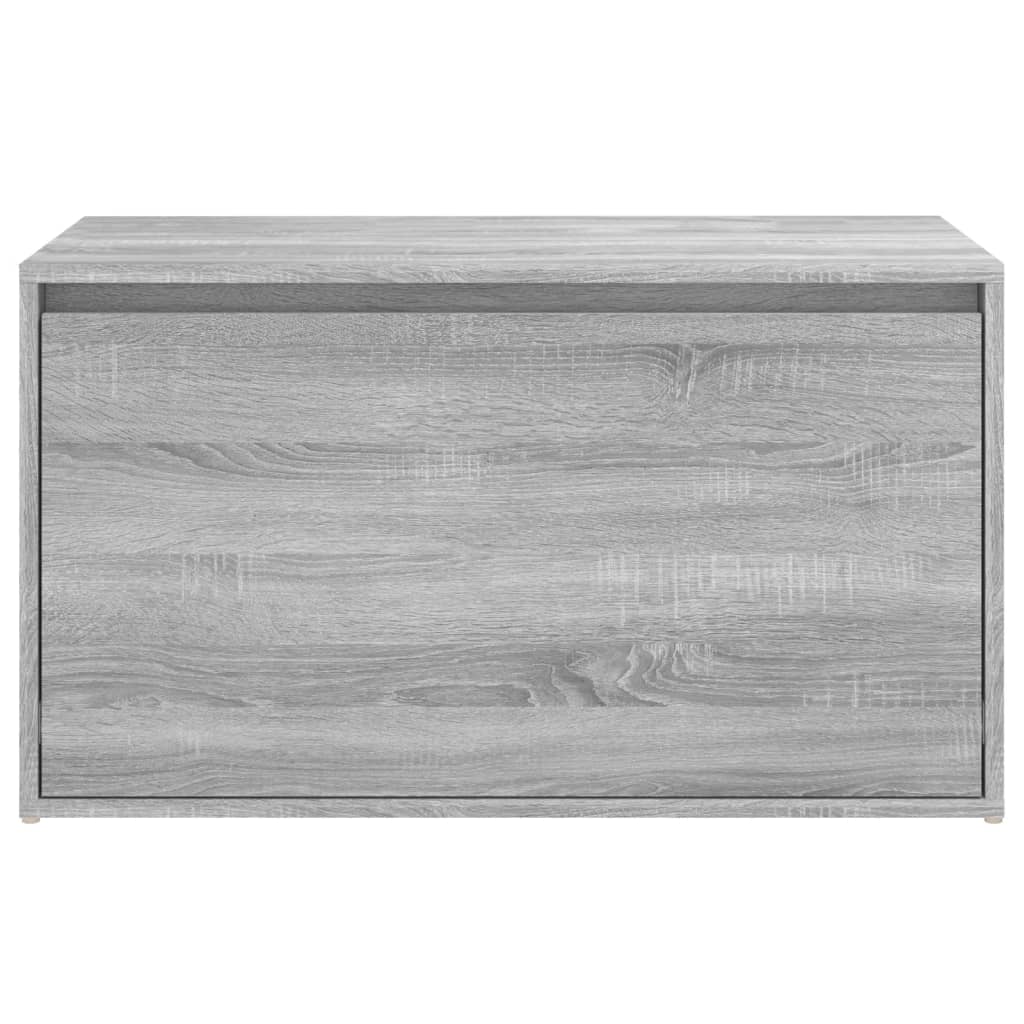 Panca da Ingresso 80x40x45 cm Grigio Sonoma Legno Multistrato cod mxl 50137