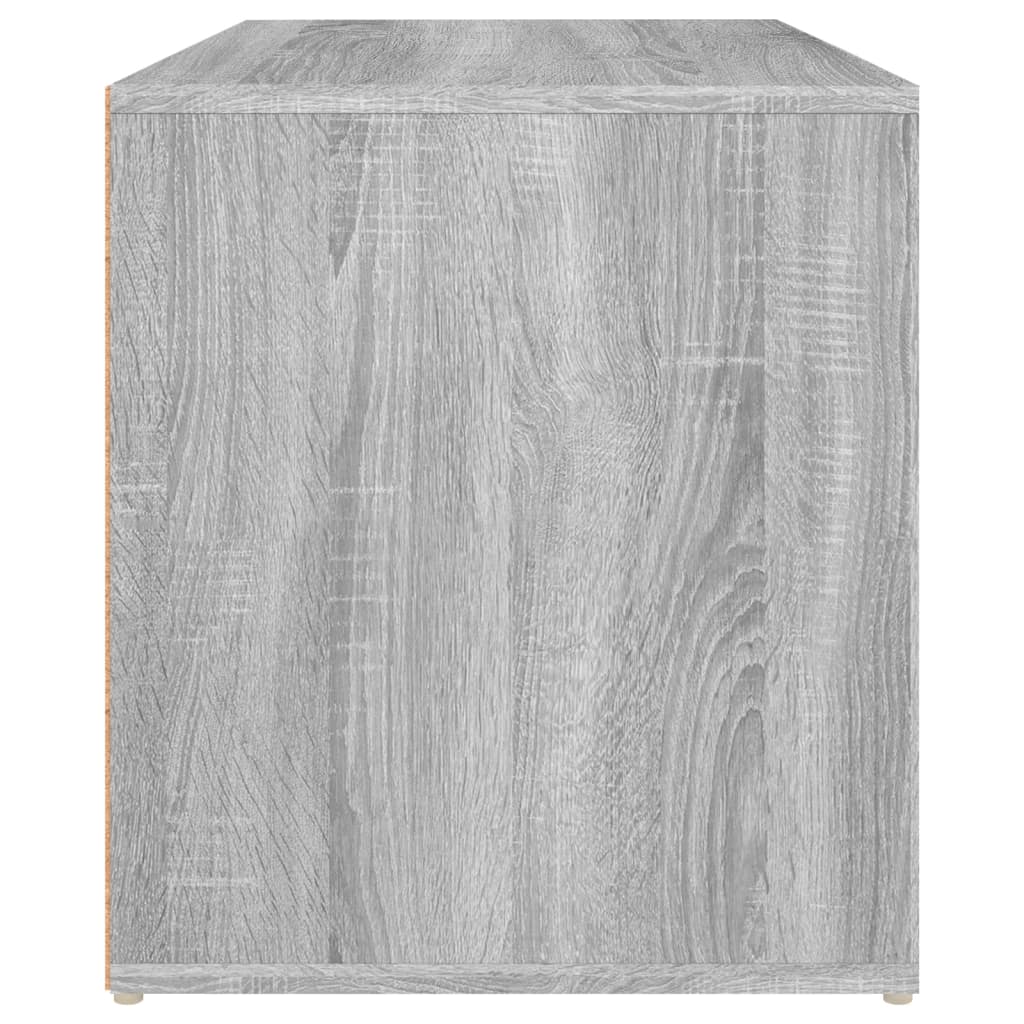 Panca da Ingresso 80x40x45 cm Grigio Sonoma Legno Multistrato cod mxl 50137