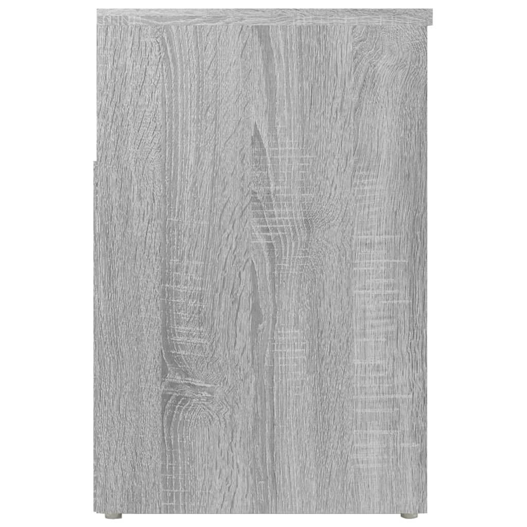 Scarpiera Grigio Sonoma 60x30x45 cm in Legno Multistrato cod mxl 40450