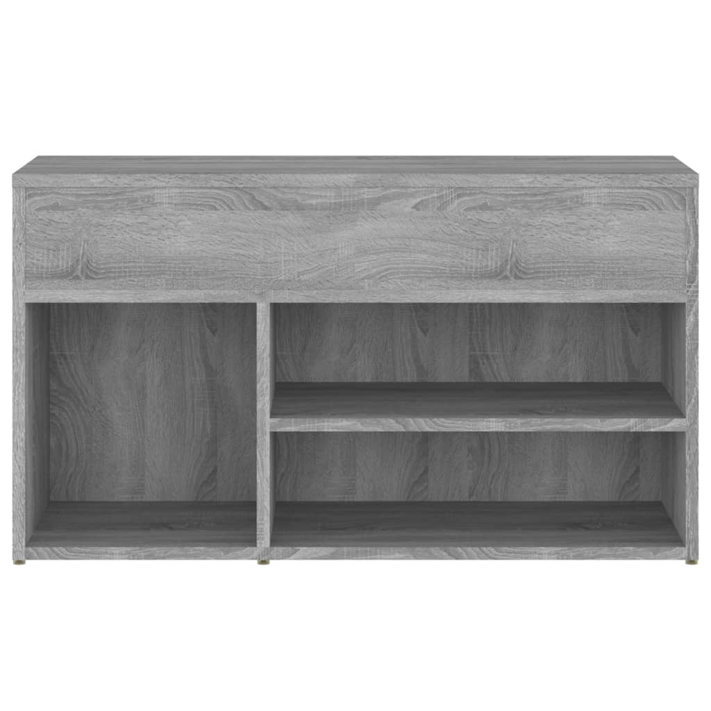 Scarpiera Grigio Sonoma 80x30x45 cm in Legno Multistrato 816054