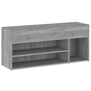 Scarpiera Grigio Sonoma 105x30x45 cm in Legno Multistrato 816057